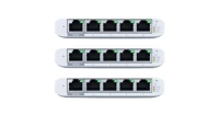 USW-FLEX-MINI-3 – Zestaw 3x Switch UniFi, 4x Gigabit Ethernet, 1x Gigabit Ethernet PoE++, Ubiquiti