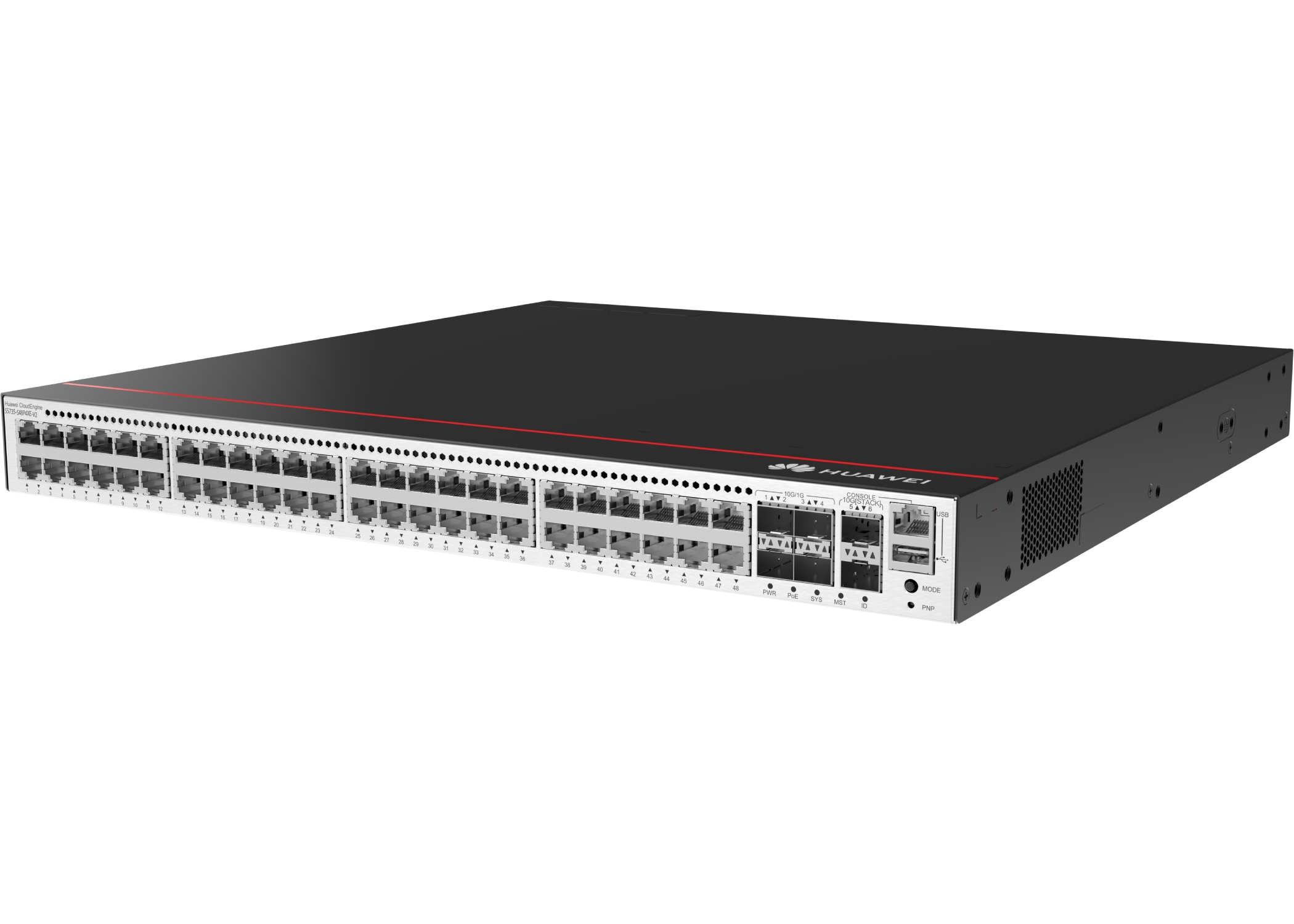 Huawei S5735-S48P4XE-V2 — 48× GE PoE, 4× 10G SFP+