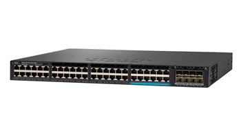 WS-C3650-12X48FD-L - 48x1 GE RJ45 (12x 1G/2.5G/5G/10G), PoE+ 660W, 2x 10G SFP+, opr. LAN Base, Cisco Catalyst 3650 Switch