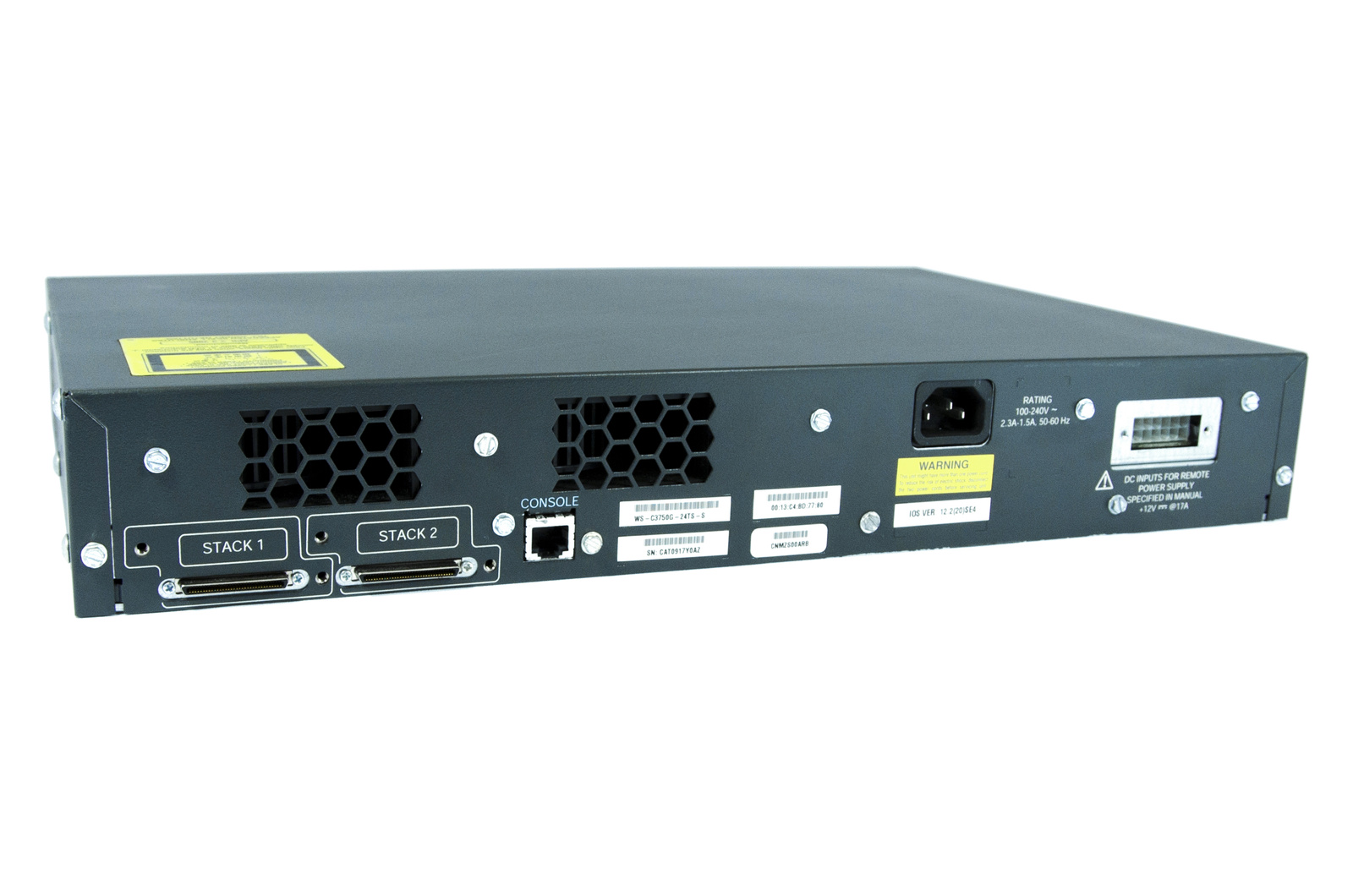 WS-C3750G-24TS-S Switch Cisco Catalyst 3750G Stack | Network devices ...