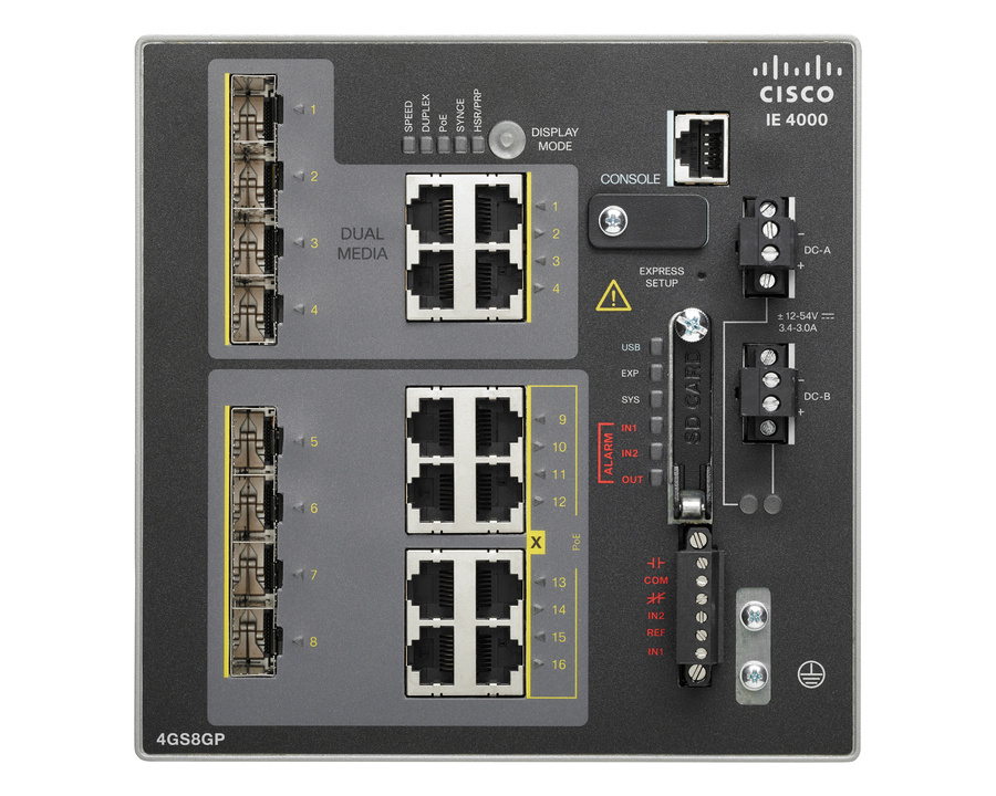 IE-4000-4GS8GP4G-E Switch Cisco IE4000 PoE+