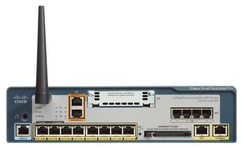UC 540 system with 2 BRI, 4 FXS, and 1 VIC expansion slot