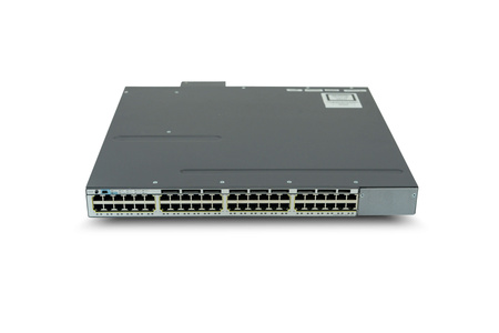 WS-C3750X-48PF-L - 48x 1GE RJ45, PoE+ 800W 802.3at, LAN Base, L2, Stack, Cisco Catalyst 3750-X Switch