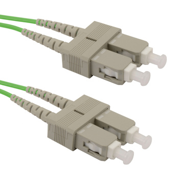 SCSC-MM-OM5-1M - Wielomodowy dupleksowy patchcord światłowodowy SC-SC o długości 1m OM5 50/125 µm
