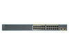 WS-C2960-24LT-L - 24x FE 10/100 RJ45 (8x PoE 802.3af), uplink 2x 1GE, opr. LAN Base, Warstwa L2, 1U Cisco Catalyst 2960 Switch