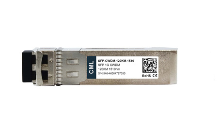 Moduł CML CWDM 1510nm SFP [1G] LC 120km