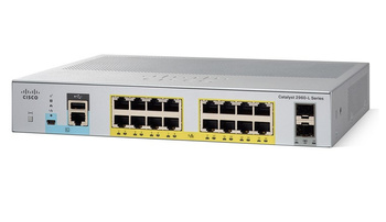 C1000-16P-E-2G-L - 16port GE, PoE+, Ext PS, 2x1G SFP, Cisco Catalyst Switch
