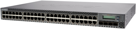 EX3300-48P - 48x 1GE RJ45, 740W PoE+ 802.3at, uplink 4x 10G SFP+, Junos OS, L3, Stack Virtual Chassis, Juniper EX3300 Switch