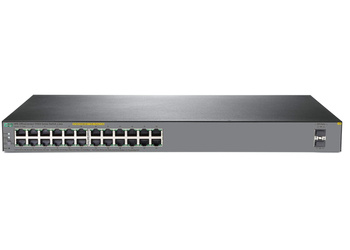 JL385A - 24x 1GE RJ45, PoE+ 802.3at 370W, uplink 2x 1G SFP, L2, HPE OfficeConnect 1920S Switch