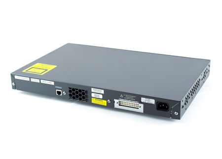 WS-C3560V2-24PS-S - 24x FE 10/100 RJ45, PoE 370W 802.3af, uplink 2x 1G SFP, opr. IP Base, Warstwa L3, Cisco Catalyst 3560v2 Switch