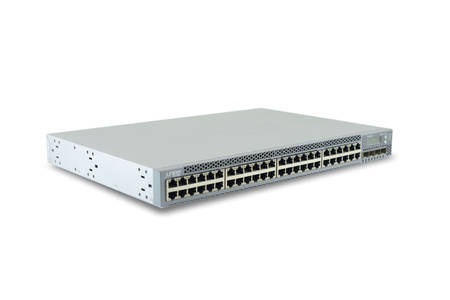 EX3300-48P - 48x 1GE RJ45, 740W PoE+ 802.3at, uplink 4x 10G SFP+, Junos OS, L3, Stack Virtual Chassis, Juniper EX3300 Switch