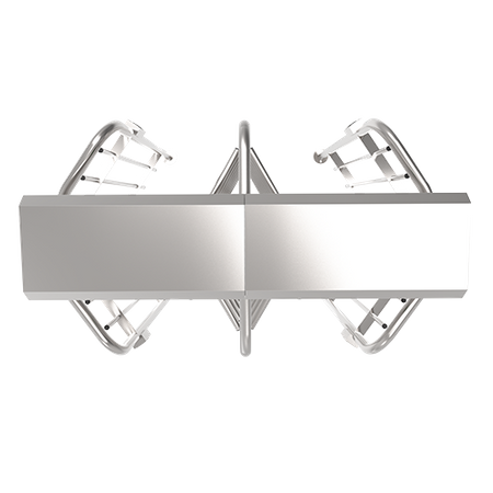 FHT-FHT2300D - wysoka bramka obrotowa ZKTeco Podwójna wysoka bramka obrotowa, ze stali nierdzewnej SUS304.