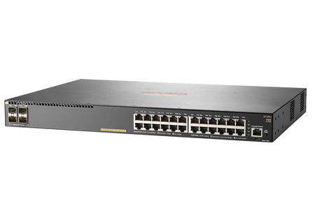JL356A - Hewlett Packard Enterprise Aruba 2540 24G PoE+ 4SFP+ switch zarządzalny L2 Gigabit Ethernet (10/100/1000) Obsługa PoE 1U Szary
