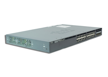 WS-C3650-24PDM-S - 24x 1GE RJ45, PoE+ 802.3at 390W, uplink 2x10G SFP+ 2x 1G SFP, Zasilacz 640W, 1RU, L3, IP Base, Cisco Switch Catalyst 3650