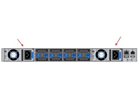 N9K-PAC-650W-B – AC 650W, przepływ powietrza od zasilacza w kierunku portów, niebieski, hot-swap, Cisco Nexus 9300 Zasilacz