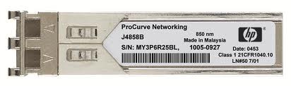 J4858C - Moduł 1G SR SFP, MMF, 850nm, LC Duplex, 550m, HP Transceiver