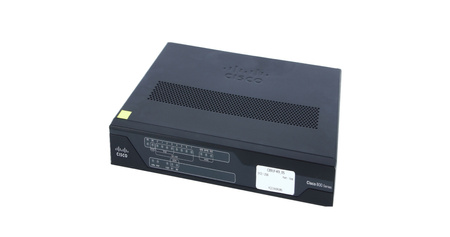 CISCO891F-K9 - 1x GE, 8x 10-/100-/1000-Mbps managed switch (4-ports PoE capable with 125W power supply adapter) V.92 modem backup, Cisco Router
