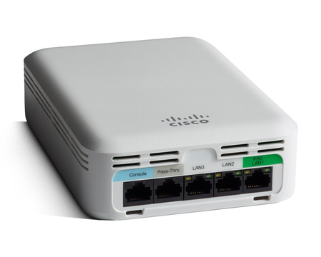 AIR-AP1810W-E-K9 - 1x 1GE RJ45, 3x 1GE RJ45, 2.4/5Ghz, 802.11ac WiFi5, Wave 2; MU-MIMO 2x2:2SS; Anteny Zintegrowane, Cisco AP 1810W Access Point