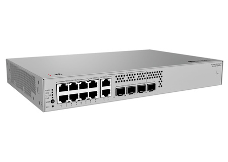 S310S-10PN4JX - 6x 1GE RJ45 PoE+, 2x 1GE RJ45, 2.5GE RJ45/SFP, 2x 10GE SFP+, zasilacz AC, Huawei eKitEngine S310S Switch