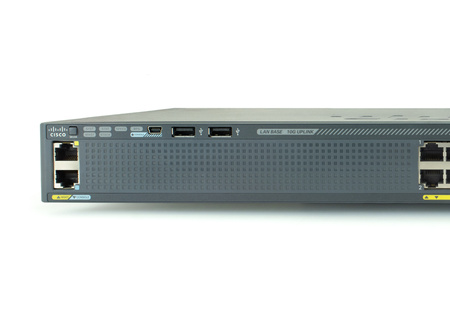 WS-C2960X-24TD-L - 24x 1GE RJ45, uplink 2x 10G SFP+, LAN Base, L2, Stack, Cisco Catalyst 2960-X Switch