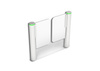 TS-SBT3000S-D-  Bramka uchylna podwójna wykonana ze stali nierdzewnej SUS304 + skrzydło akrylowe