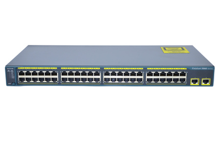 WS-C2960-48TT-L - 48x FE 10/100 RJ45, uplink 2x 1GE RJ45, opr. LAN Base, Warstwa L2, 1U, Cisco Catalyst 2960 Switch