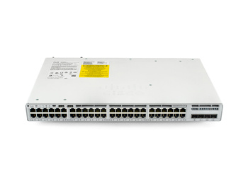 C9200L-48P-4G-E - 48x 1GE RJ45, PoE+ 740W 802.3at, uplink 4x 1G SFP, Network Essentials, L3, MACsec AES-128, Cisco Catalyst 9200L Switch