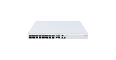 CRS520-4XS-16XQ-RM - 4x CPU 2GHz, 4GB RAM, 2x 10G LAN, 16x QSFP28, 4x SFP28, 2x PSU, RouterOS L5 MikroTik Switch