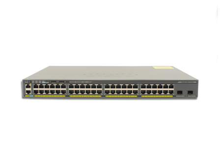 WS-C2960X-48LPD-L - 48x 1GE RJ45, uplink 2x 10G SFP+, ПО LAN Base, PoE+ 370W 802.3at, Cisco Catalyst 2960-X Комутатор