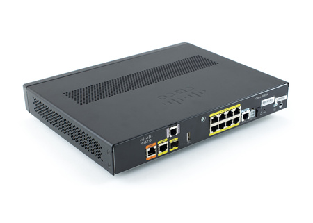 C896VA-K9 - 1x 1GE RJ45/SFP Combo, VDSL/ADSL2+ Annex B, Switch 8x 1GE RJ45, Security, Cisco ISR 896 Router