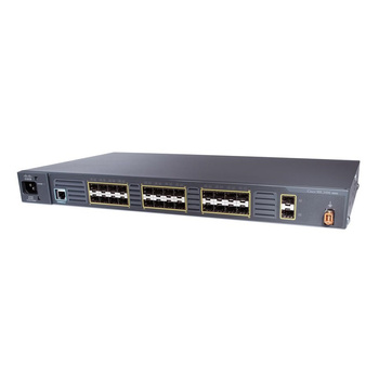 ME-3400-24FS-A - 24 100BASE-FX SFP module ports and 2 Gigabit Ethernet SFP module ports, AC Cisco Switch