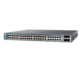WS-C3560E-48PD-S - 48x 1GE RJ45, PoE 420 Watt, 2x 10G X2, IP Base, Cisco Catalyst 3560E Switch