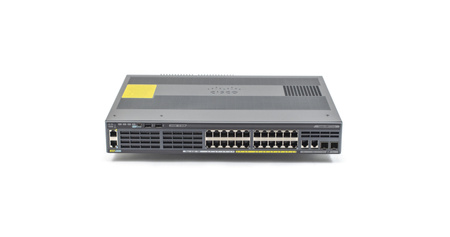 WS-C2960X-24PSQ-L - 24x 1GE, 2x 1GE SFP, 2x 1GE RJ45, LAN Base, PoE+ 110W, Pasywne chłodzenie, Cisco Catalyst 2960X Комутатор