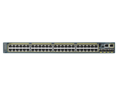 WS-C2960S-F48TS-L - 48x FE 10/100 RJ45, uplink 4x 1G SFP, LAN Base, L2, Stack, Cisco Catalyst 2960-SF Switch