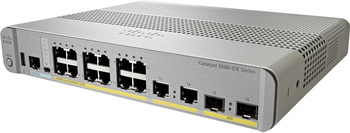 WS-C3560CX-12PC-S - 12x 1GE RJ45, PoE+ 240W 802.3at, uplink 2x 1GE RJ45, 2x 1G SFP, IP Base, Chłodzenie pasywne, L3, Cisco Catalyst 3560-CX Switch