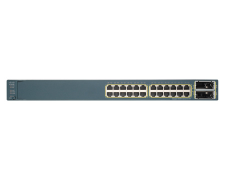 WS-C3560E-24PD-E - 24 10/100/1000 PoE, 2*10GE(X2),750W,IPS s/w, Cisco Catalyst 3560E Комутатор