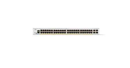 C1200-48P-4G - 48x 1GE RJ45, PoE+ 375W 802.3at, uplink 4x 1G SFP, Wentylator, L3, 19'', Cisco C1200 Switch