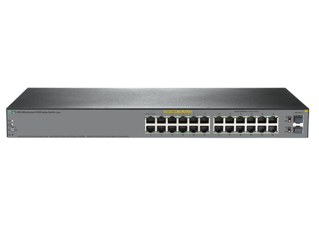 JL384A - 12x 1GE RJ45, 12x 1GE RJ45 PoE+ 802.3at 185W, uplink 2x 1G SFP, L2, HPE OfficeConnect 1920S Switch