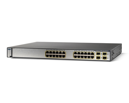 WS-C3750G-24PS-E Switch Cisco Catalyst 3750G PoE