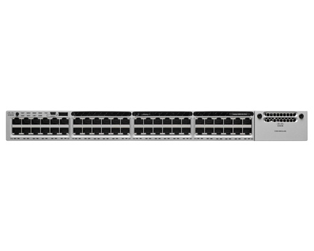 WS-C3850-48U-S - 48x 1GE, UPOE 800W, Zasilacz 1100W, IP Base, MACsec-128, L3, Stack, Cisco Catalyst 3850 Switch