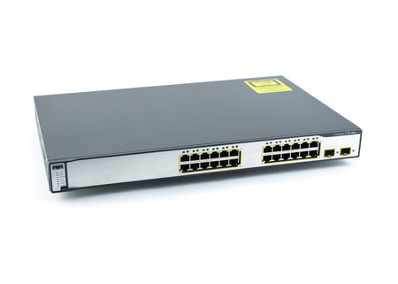 WS-C3750-24TS-E Switch Cisco Catalyst 3750 SFP