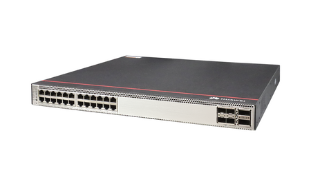 Коммутатор Huawei S5732-H24UM2CC 24x 100M/1G/2.5G/5G/10G RJ 45, 4x 25GE SFP28 + 2x 40GE/100GE QSFP28, 1 слот расширения, PoE++, 1*1000W AC power