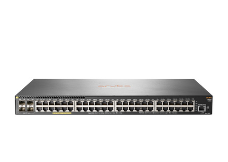 JL262A - 48x 1GE RJ45, PoE+ 370W 802.3at, uplink 4x 1G SFP, Warstwa L3, HPE Aruba 2930F-48G Switch