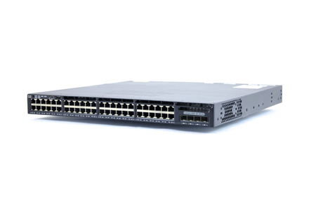 WS-C3650-48TQ-L - 48 10/100/1000 Ethernet та 4x10G Uplink порти, з 250WAC power supply, 1 RU, LAN Base feature set, Cisco Catalyst 3650 Optional Стекований Комутатор