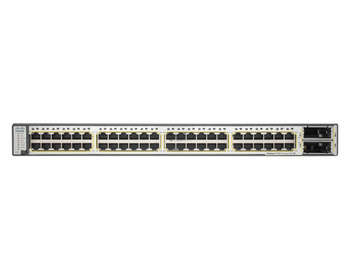 WS-C3750E-48PD-E - 48x 1GE RJ45 PoE 802.3af 420W, 2x 10G X2, opr. IP Services, Stackowalny, Warstwa L3, Cisco Catalyst 3750-E Switch