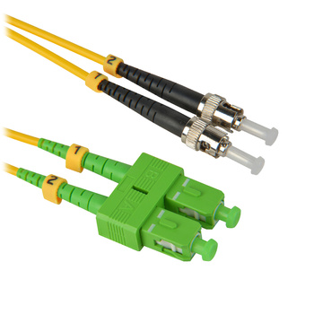 SCAPC-ST-SM-3M - Jednomodowy dupleksowy patchcord światłowodowy SCAPC-ST o długości 3m