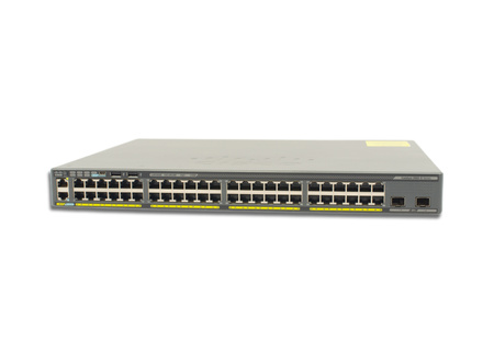 WS-C2960X-48LPD-L - 48x 1GE RJ45, uplink 2x 10G SFP+, ПО LAN Base, PoE+ 370W 802.3at, Cisco Catalyst 2960-X Комутатор