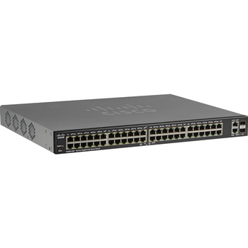 SG200-50 - 48x 1GE RJ45, uplink 2x 1G SFP/RJ45 combo, Cisco SMB SG200 Switch