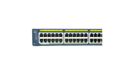 WS-C2960-48PST-L - 48 10/100 PoE + 2 1000BT +2 SFP LAN Base Image, Cisco Catalyst 2960 Комутатор