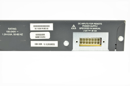 WS-C3750G-12S-S - 12x 1G SFP, IP Base, L3, Stack, Cisco Catalyst 3750G Switch